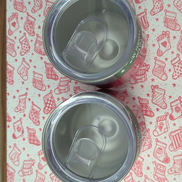 New Set of 2 Holiday Wine Drink Tumblers - Picture 6 of 7